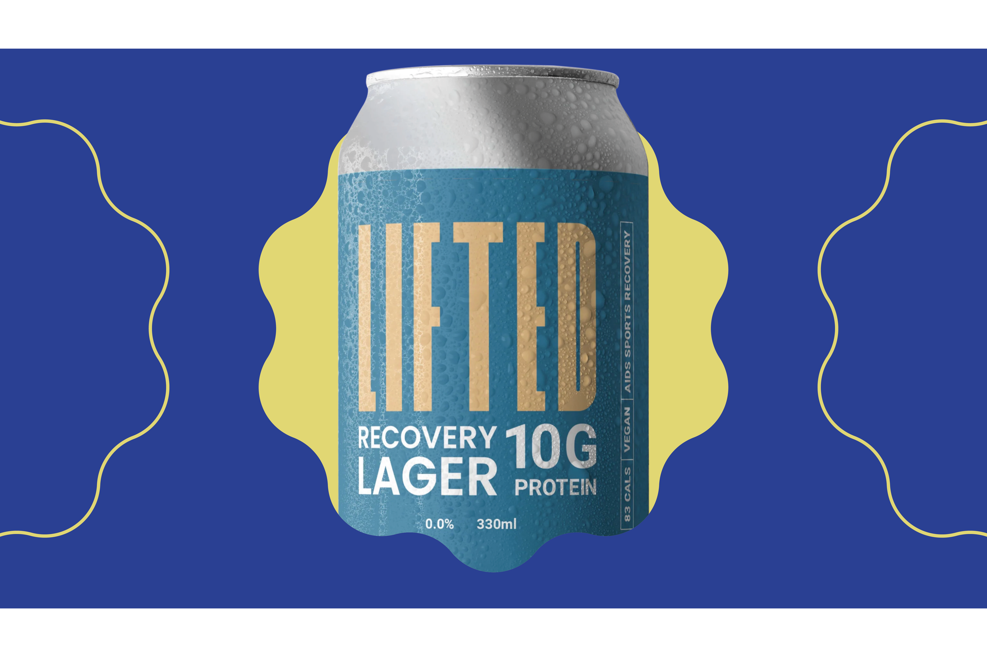 Introducing LIFTED and their alcohol-free protein based Recovery Lager