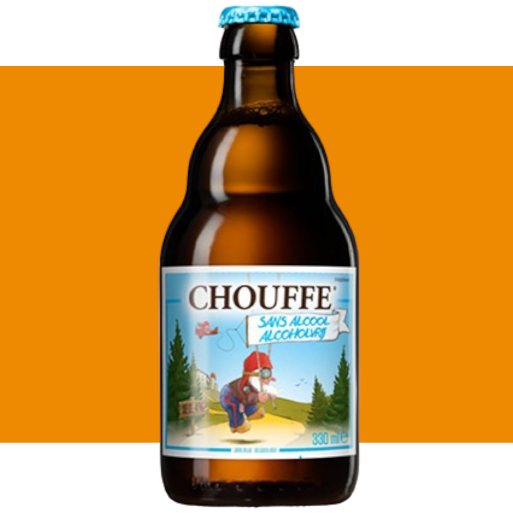 Chouffe Non-Alcoholic Belgian Blond Ale Bottle 330ml - 0.4%ABV