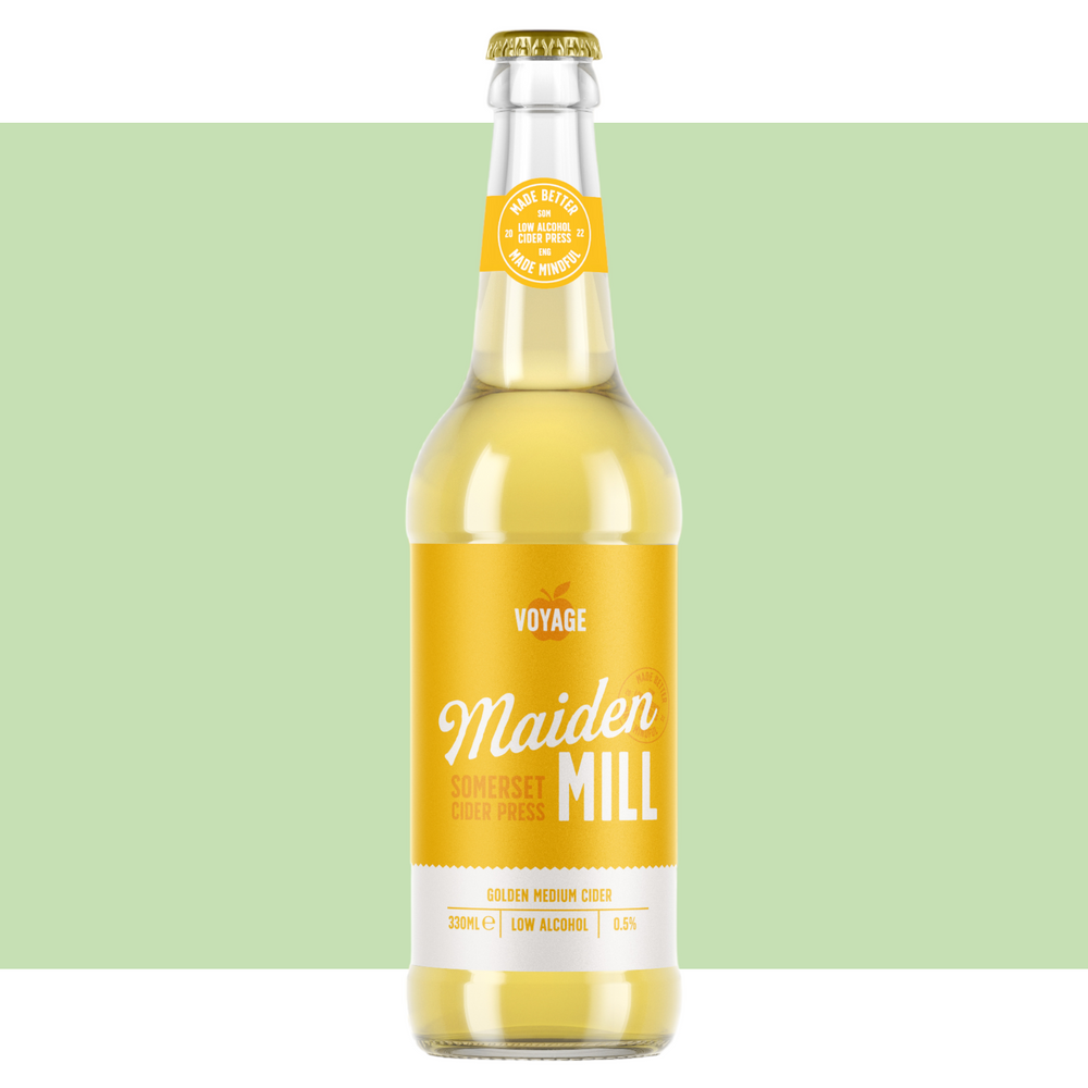 Maiden Mill 'Voyage' Medium Golden Somerset 0.5% Craft Cider