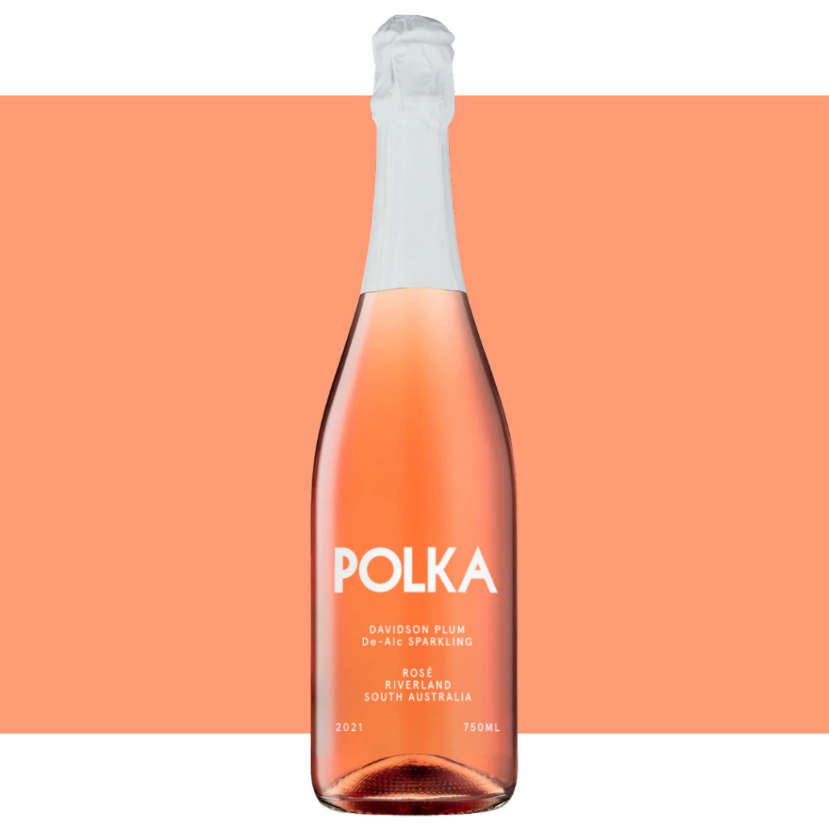 POLKA Non-Alcoholic Davidson Plum Sparkling Rosé Wine